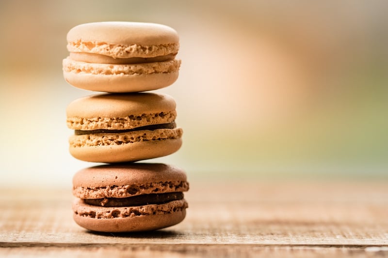 Wasabi Macarons